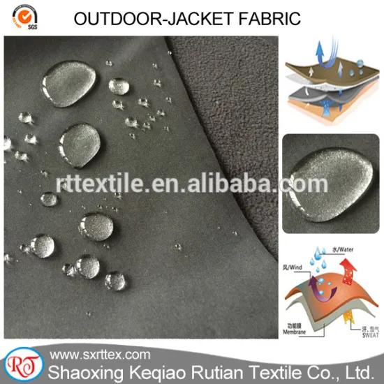 4-way stretch TPU bonded softshell fabric