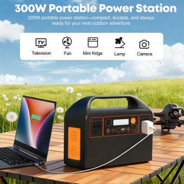 Aokaidun 300W LiFePO4 محطة الطاقة الشمسية الطاقة الاحتياطية المنزلية