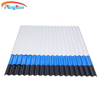 Plastic heat insulation UPVC corrugated Roof sheets in china