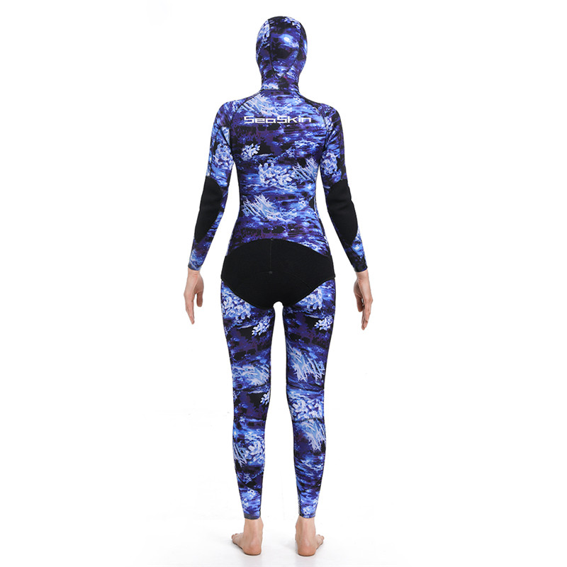 Fatos de neoprene CR para caça de neoprene feminino 3,5 mm de pele marinha