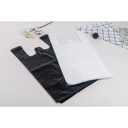 PE Plastic T-Shirt Garbage Bag