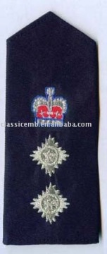 embroidered epaulette
