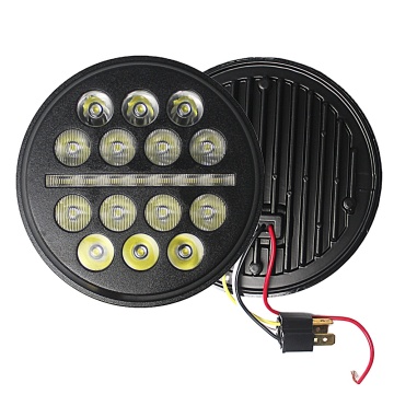 Factory LED 5.75'' LED Headlight with Turn Signal for Harley Dyna Round