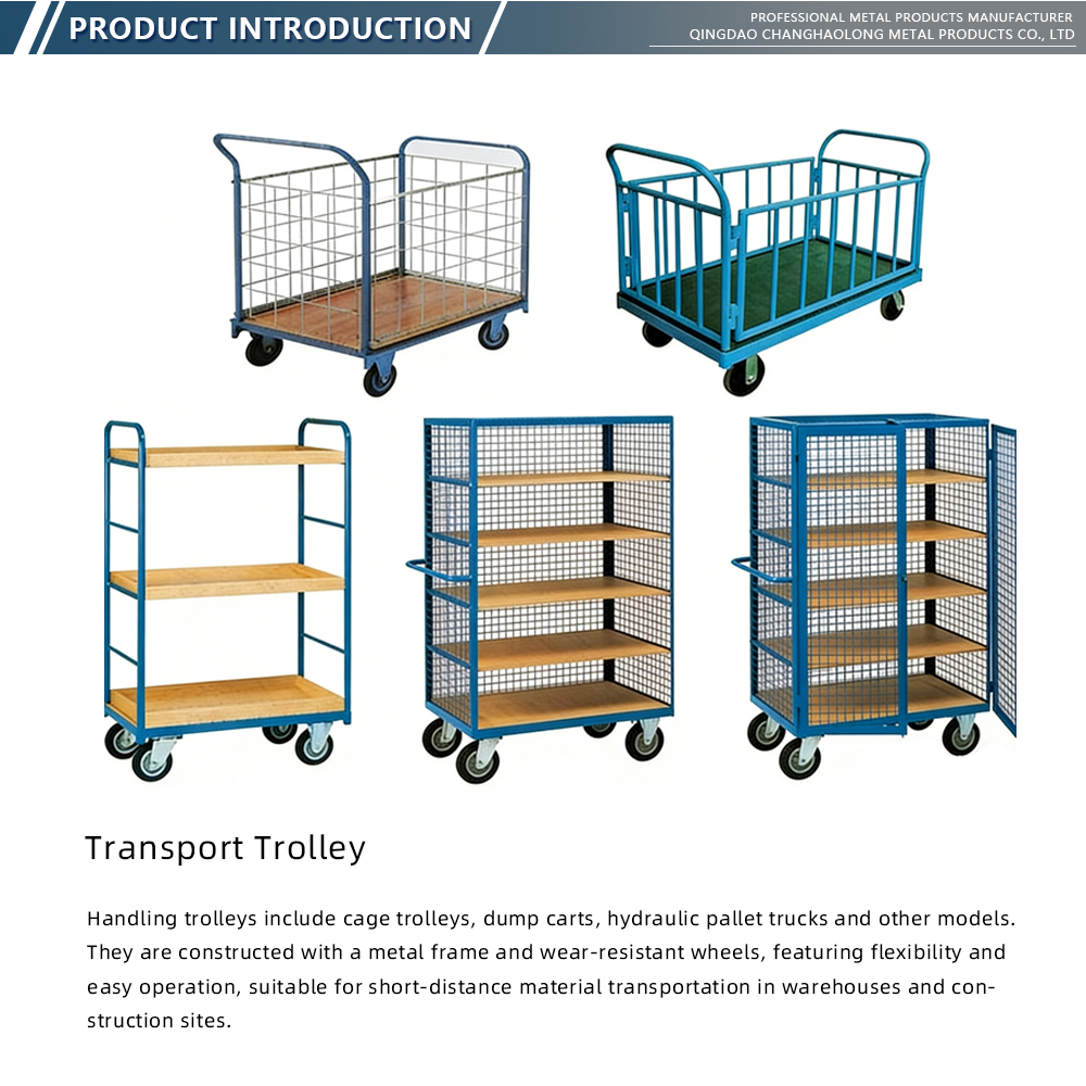 Multi-Style Industrial Material Handling Trolley x