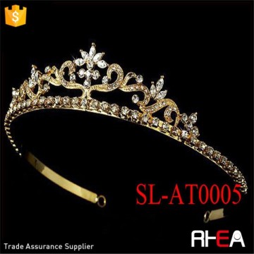 Factory Directly Wedding Tiara Crown wholesale tiara crown gold tiara wedding