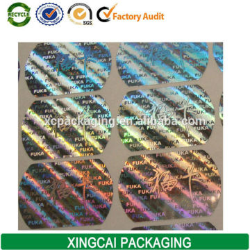 2015 custom security hologram stickers with serial number
