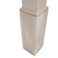 Posting Wood Newel Natural untuk Tangga Awam
