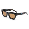 Oem Premium Luxury Design Eyeglasses Acetate Sunglasses Candy Cat Eye Design Factory