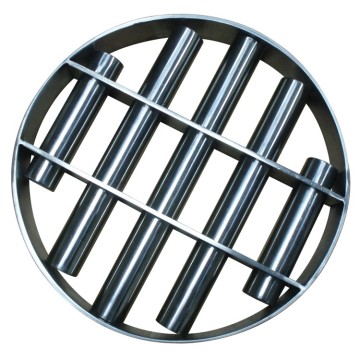 200mm Round Stainless Steel Food Grade Magnetic Filter Grate with 12000 Gauss Heating Hopper Magnet