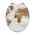 MDF Toilet Seat Soft Close in earth Patterns