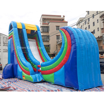 30Ft 40Ft Tall Wild Rapids Slides: Inflatable Water Park Ramps for Adults