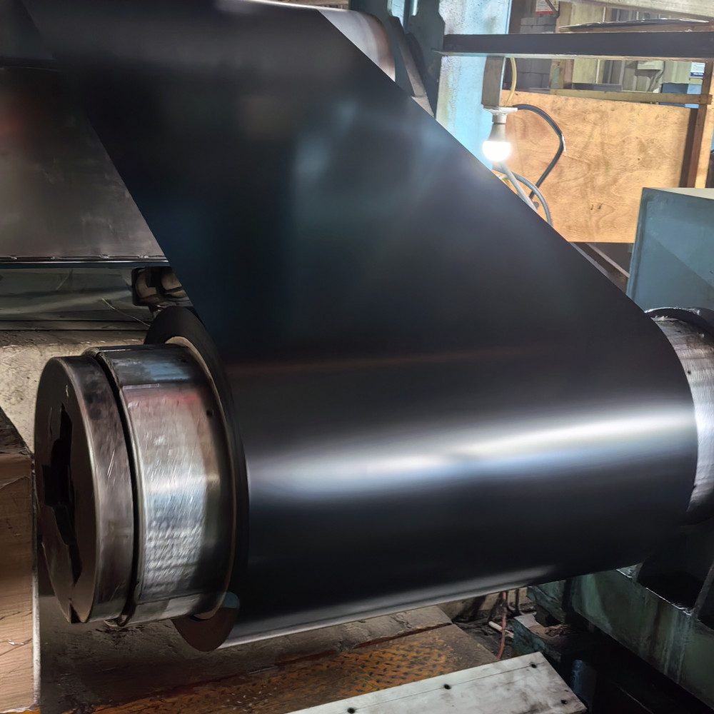 pre coated black steel