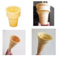 Tazones en forma de cono de helado automático que crea una máquina