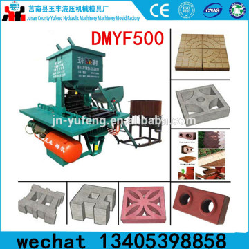 high quality earth soil compress brick machines DMYF500 of YUFENG