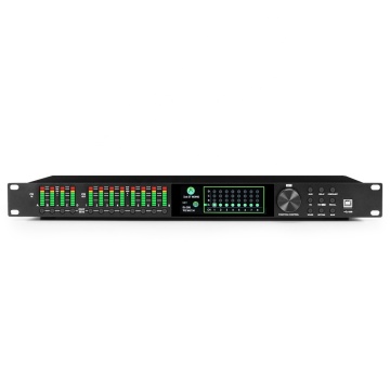 نظام صوت DJ الاحترافي: LD448 4 In &amp; 8 Out FIR DSP معالج مكبر الصوت مع إدارة صوت كروس رقمي