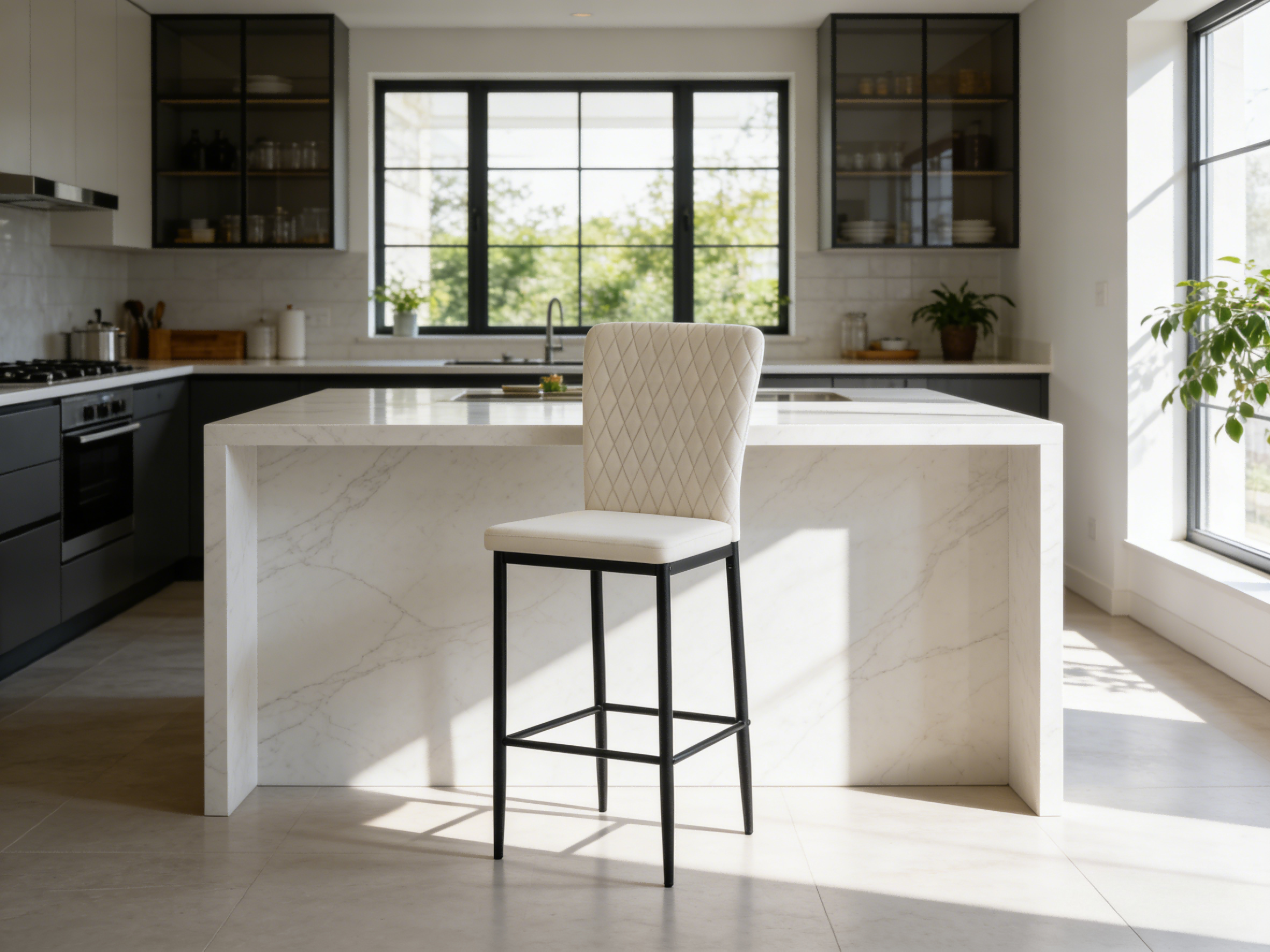 BR-BC187 upholstered bar chair3