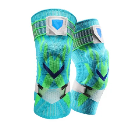 Sports High quality Compression Cycling Knee Sleeve Support Straps Silicone Brace Protector Knee Pads