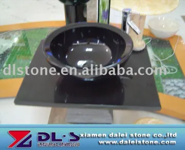 Polisded Black Bathroom Sink
