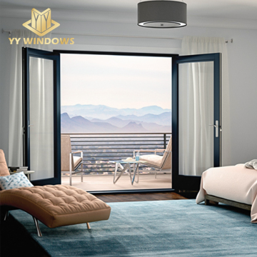 NFRC American Villa Double Glazed Aluminum Hinged Patio Doors