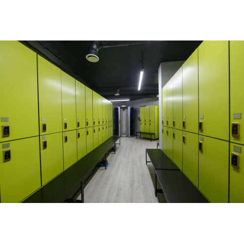 Dampproof and ventilative compact laminate locker