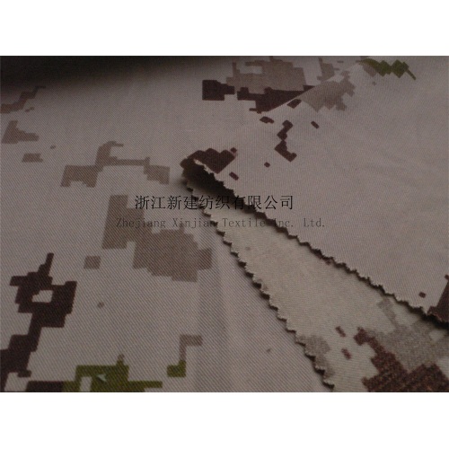 Multi Component Flame Retardant Aramid Camouflage Fabric