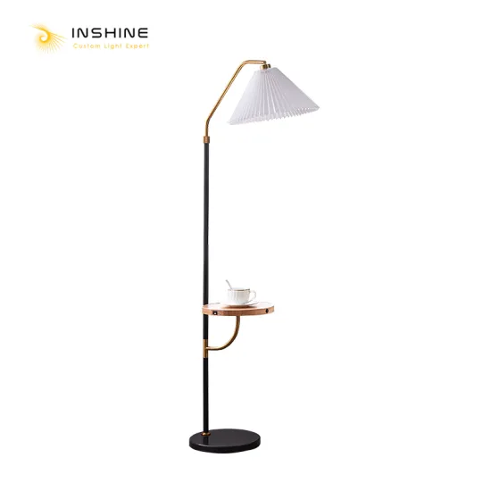 INSHINE Tall Corner Wooden Floor Lamp