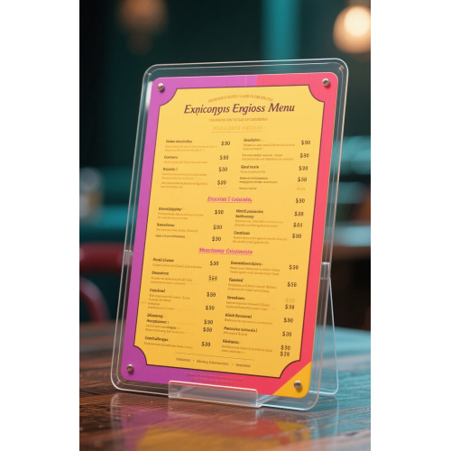 Product parameters and production process of the menu