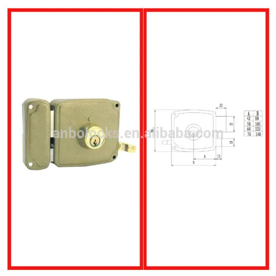 fixed cylinder puller door lock