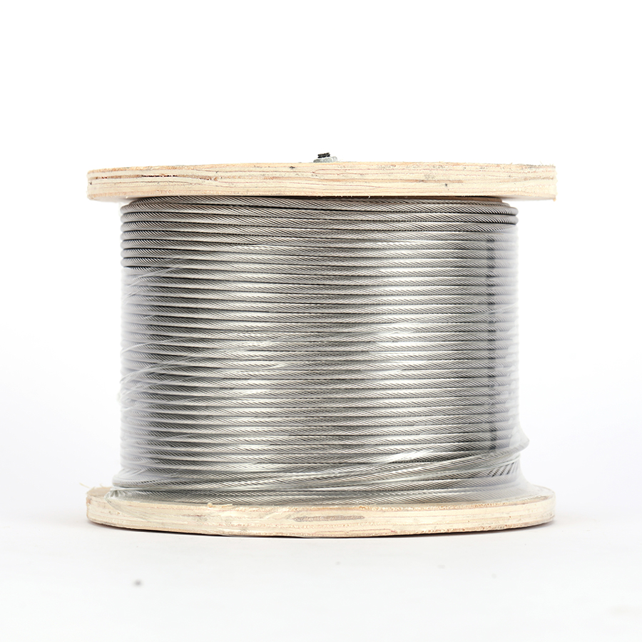 Single strand stainless steel structural wire rope