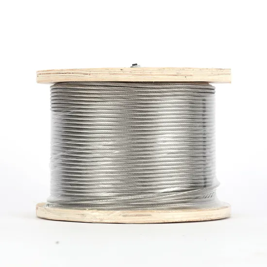 Single strand stainless steel structural wire rope