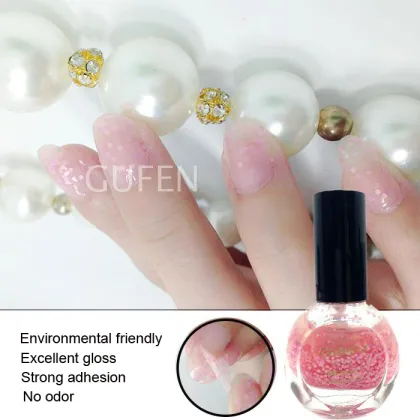 Long lasting nail polish glittering nail polish