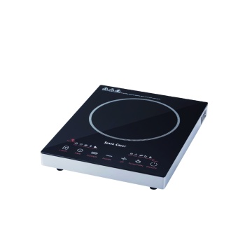 280mm Unpolished Crystal Glass Black Panel Portable Ceramic Hob Infrared Cooker