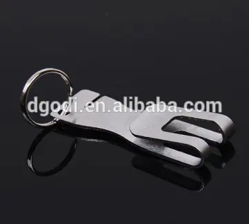 stainless steel bottle opener and blank money clip
