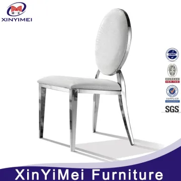 Romantic Style Beautiful Stainless Steel Banquet Chair