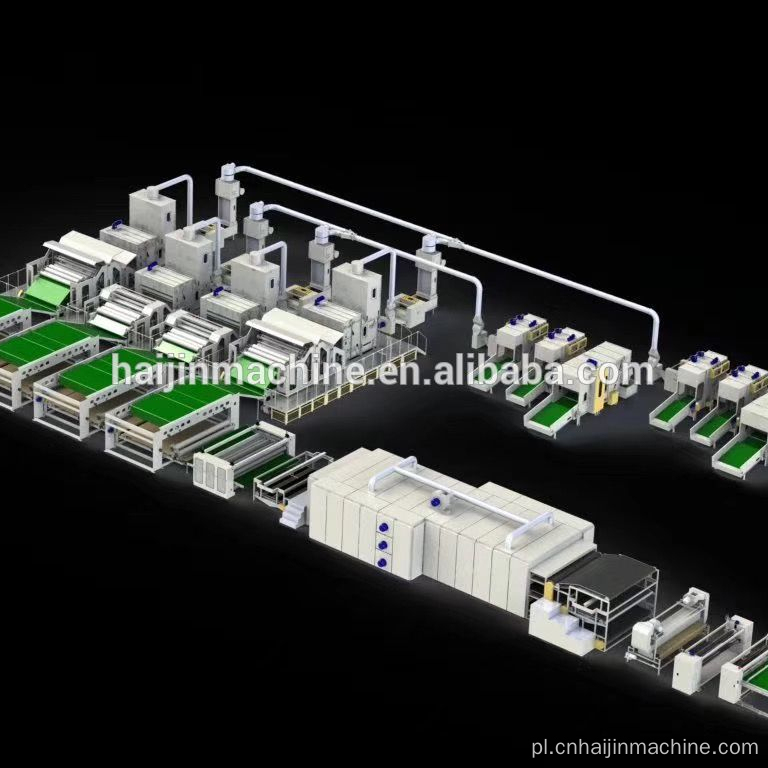 Linia produkcyjna w stylu TLD-250 dla bawełny jedwabnej