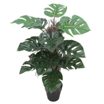 Linwoo 60cm Artificial Monstera Leaves Plant - Hot Sale for Office & Home Decoration