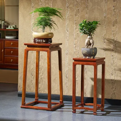 Chinese solid wood flower rack