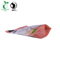 100 % komposterbar majsstivelse Genanvendelig lynlås-snackpose