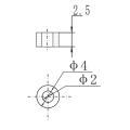 Piëzo -keramische ring voor trillingstransducer