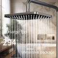 Modern Gun Gray thermostatic piano keys shower set