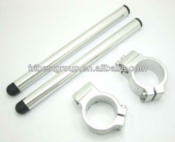 คลิปข้อเสนอพิเศษบนแฮนด์สำหรับ Ducati 748 749 916 996 999 แถบมือจับรถมอเตอร์ไซค์เงิน
