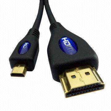 HDMI® Cables, A to D Type, Idea for Easy to Packing and Travel