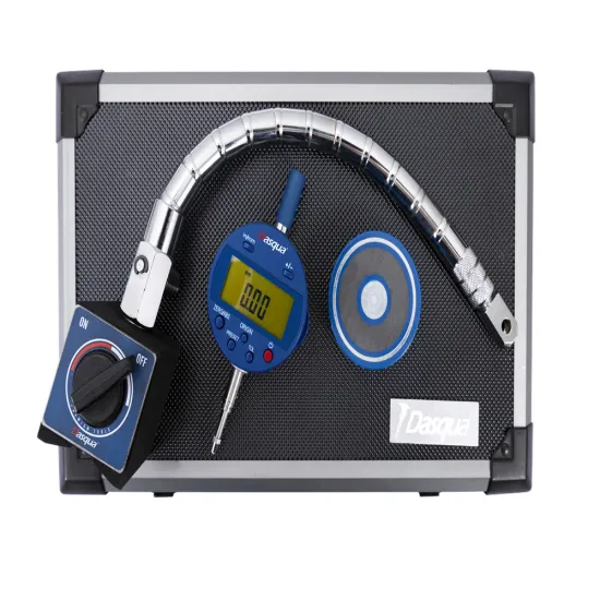 Dasqua 0-25mm Flex Chrome Magnetic Base Digital Indicator