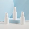 Round Plastic White Airless Pump Bottles 20ml 25ml