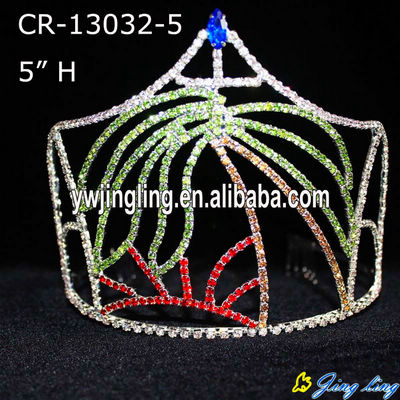 Pageant Crown Tree Sea Sun Theme crown