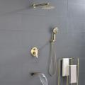 Widespread Bathroom Waterfall Shower Set