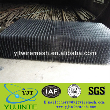 black welded wire fence mesh panel