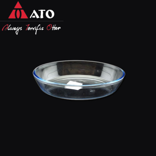 Eco-friendly oven plate steamed fruit glass plate