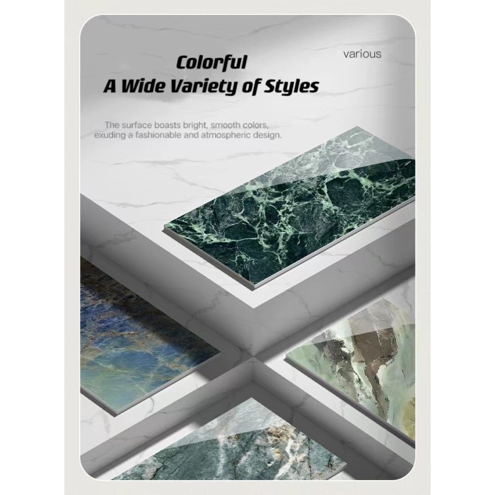 Tấm tường tối giản bằng đá cẩm thạch UV chống trầy xước