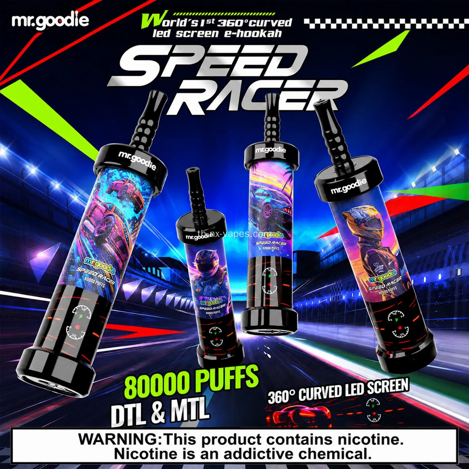 Mr.Goodie 80k พัฟ vape แบบใช้แล้วทิ้ง